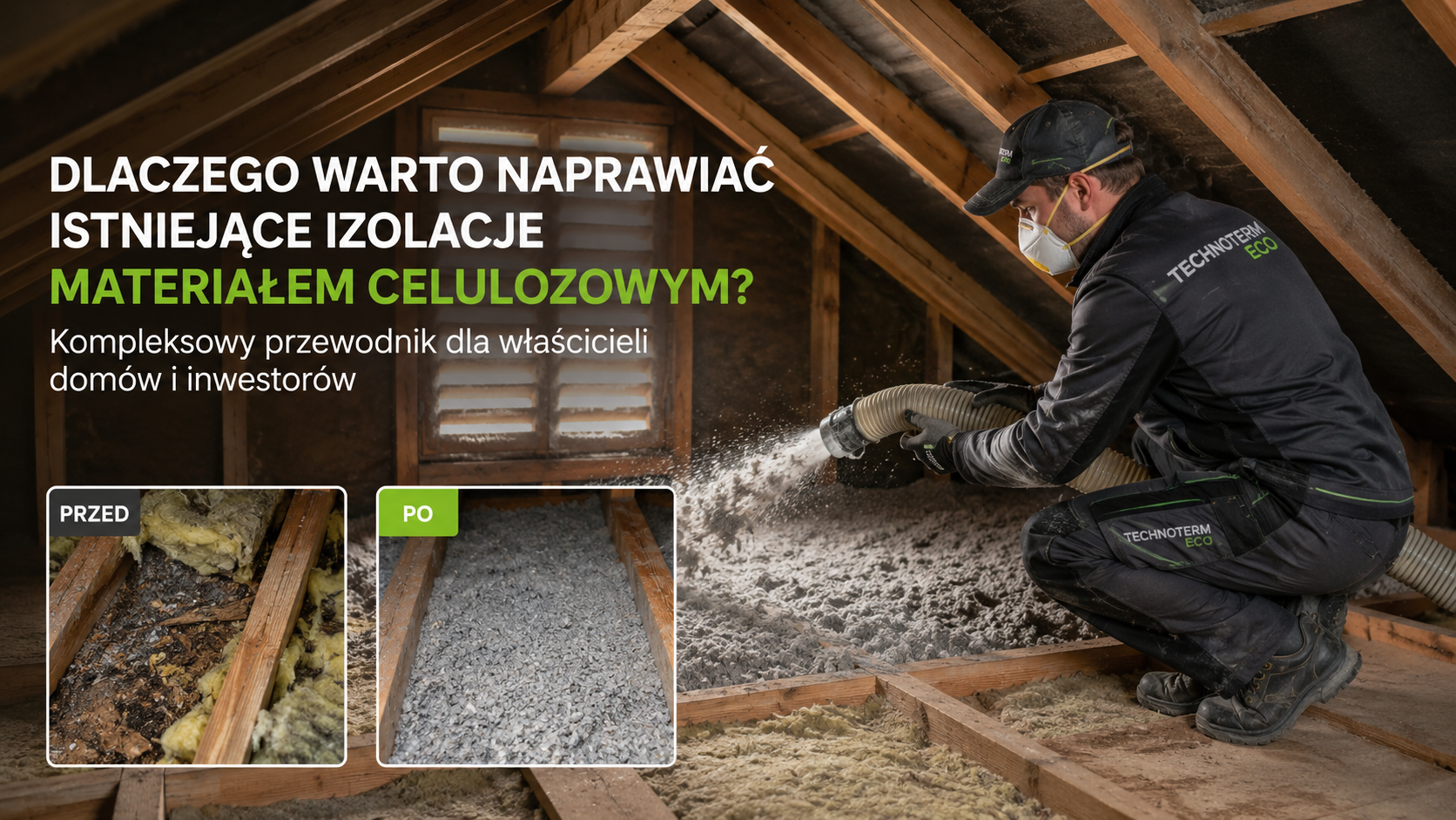 Dlaczego warto naprawiać istniejące izolacje materiałem celulozowym? Kompleksowy przewodnik dla właścicieli domów i inwestorów